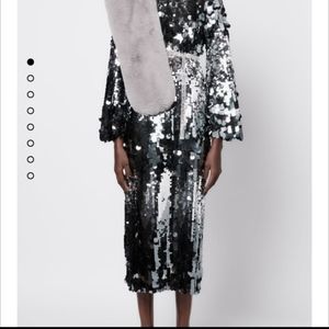 Zara sequin set.